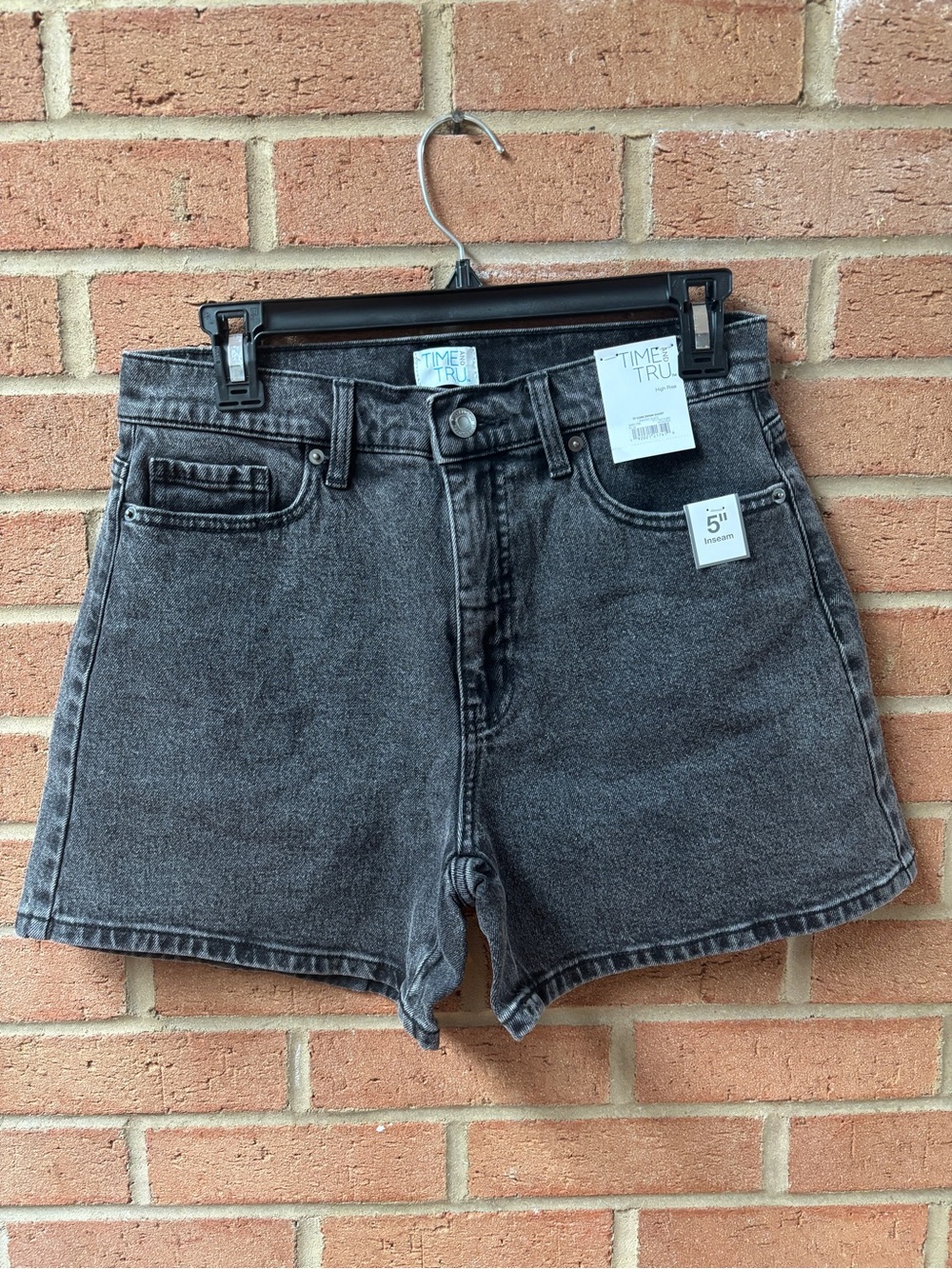 🖤 Time and Tru High Rise Denim Shorts — Women’s 6 — NWT